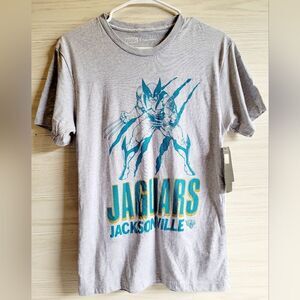Marvel x Junk Food Colab Jacksonville Jaquars T-Shirt Men's Small NEW